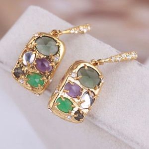 Alexis Bittar NWOT Small Drop Clutch Earrings